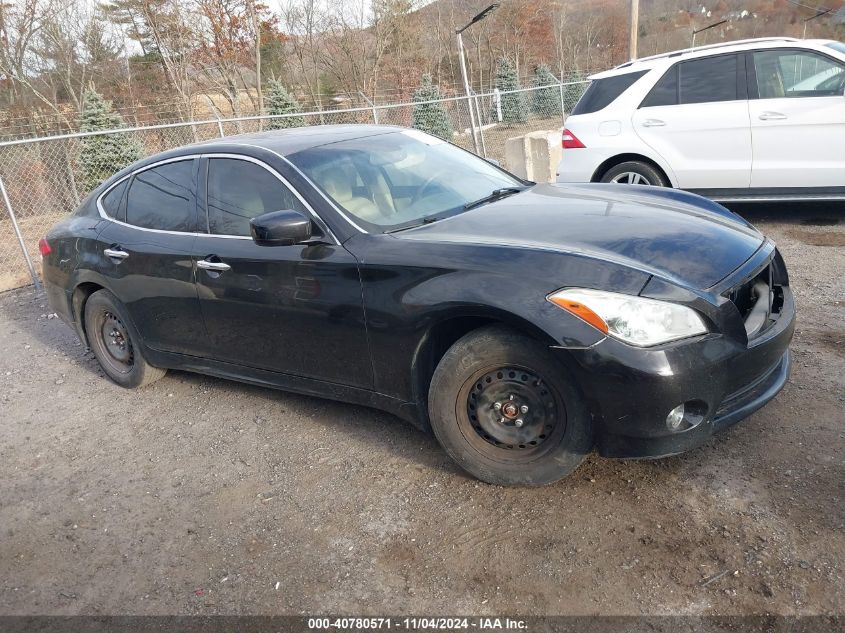 2012 Infiniti M37X VIN: JN1BY1AR9CM395462 Lot: 40780571