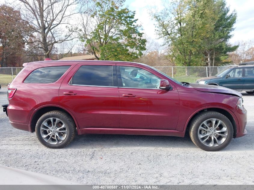 2020 Dodge Durango Gt Plus Awd VIN: 1C4RDJDG5LC261653 Lot: 40780587