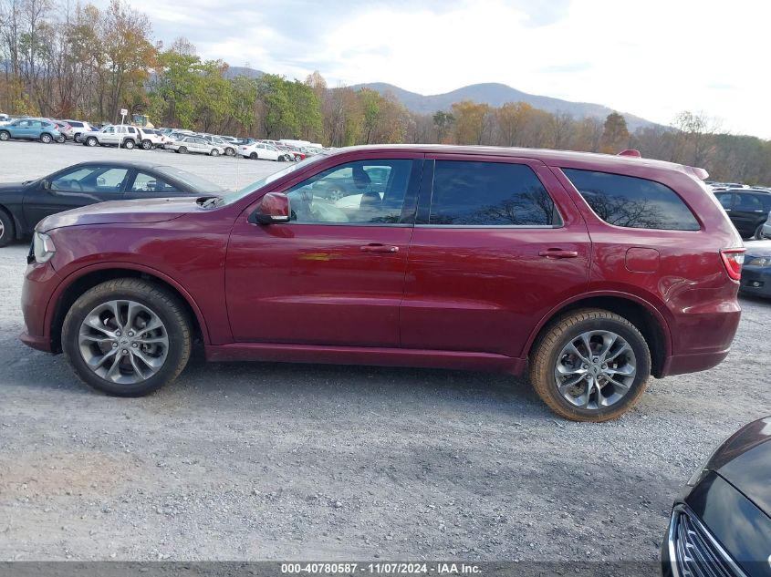 2020 Dodge Durango Gt Plus Awd VIN: 1C4RDJDG5LC261653 Lot: 40780587