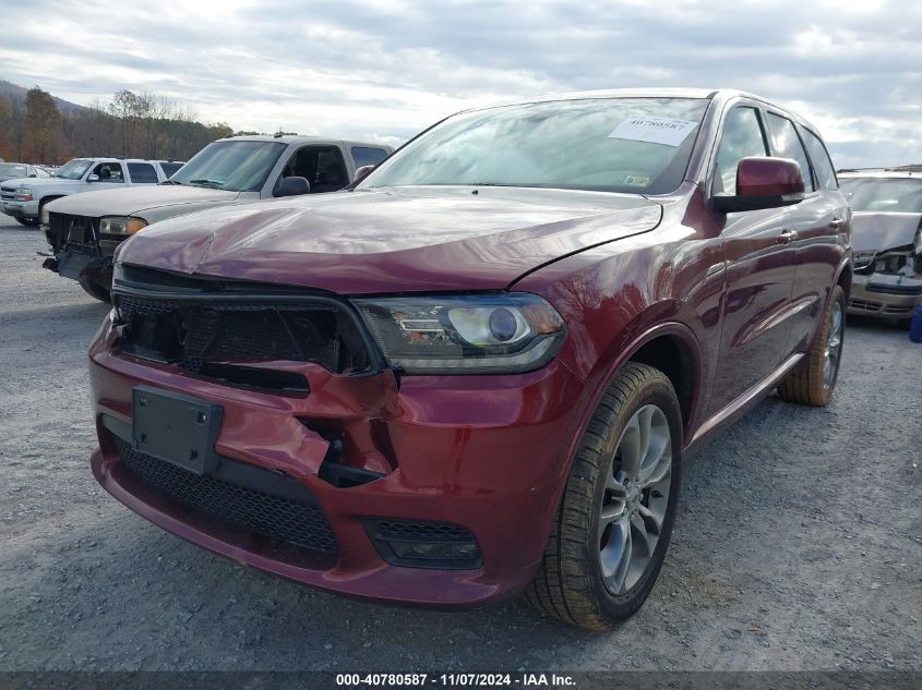 2020 Dodge Durango Gt Plus Awd VIN: 1C4RDJDG5LC261653 Lot: 40780587