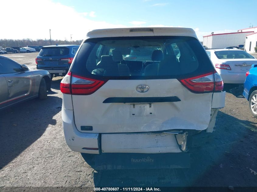 2016 Toyota Sienna L 7 Passenger VIN: 5TDZK3DC2GS755617 Lot: 40780607