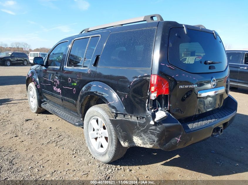 2008 Nissan Pathfinder Se VIN: 5N1AR18B98C632183 Lot: 40780621