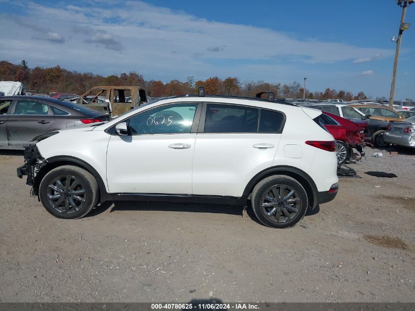 2022 Kia Sportage Nightfall Edition VIN: KNDP6CAC6N7997592 Lot: 40780625