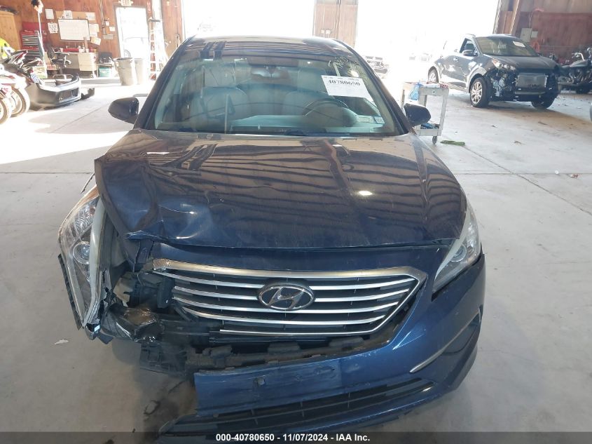 2016 Hyundai Sonata Se VIN: 5NPE24AF0GH376169 Lot: 40780650