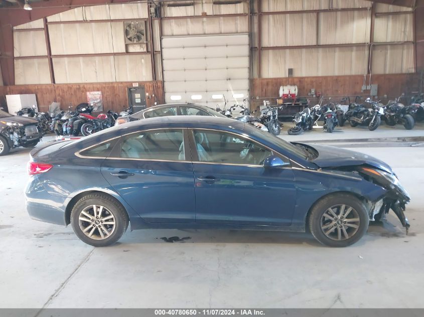 2016 Hyundai Sonata Se VIN: 5NPE24AF0GH376169 Lot: 40780650