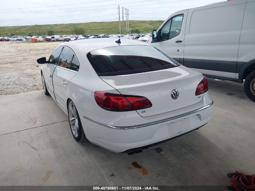 2013 Volkswagen Cc 2.0T Sport Plus VIN: WVWBP7AN6DE527654 Lot: 40780651