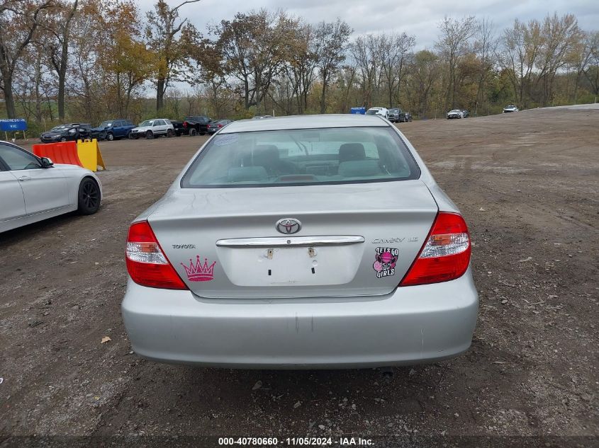 2004 Toyota Camry Le VIN: 4T1BE32KX4U856491 Lot: 40780660