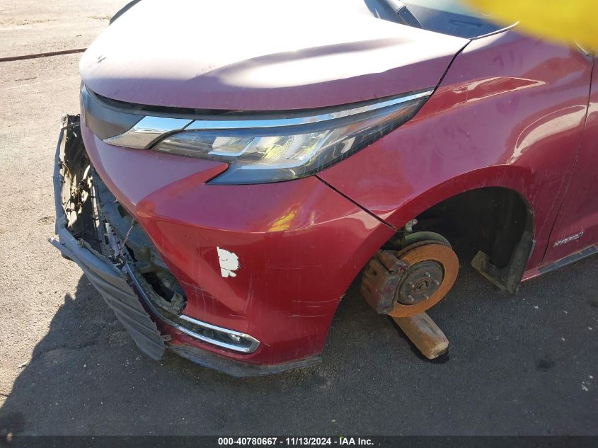 2021 Toyota Sienna Xle VIN: 5TDYRKEC3MS067783 Lot: 40780667