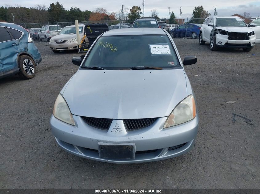 2004 Mitsubishi Lancer Es VIN: JA3AJ26E54U019639 Lot: 40780670