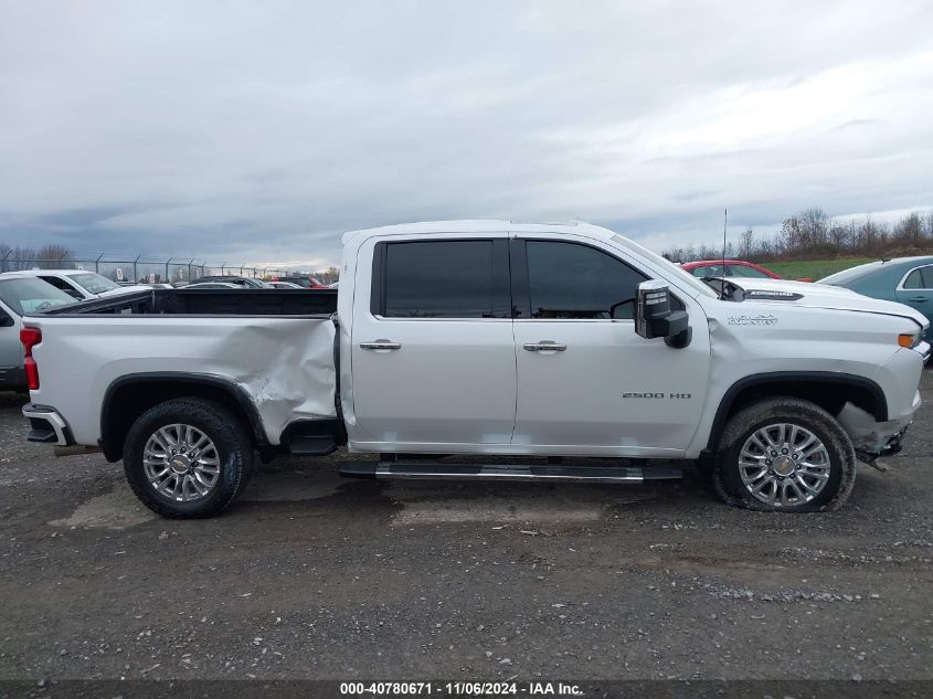 2022 Chevrolet Silverado 2500Hd 4Wd Standard Bed High Country VIN: 1GC4YREY9NF241329 Lot: 40780671