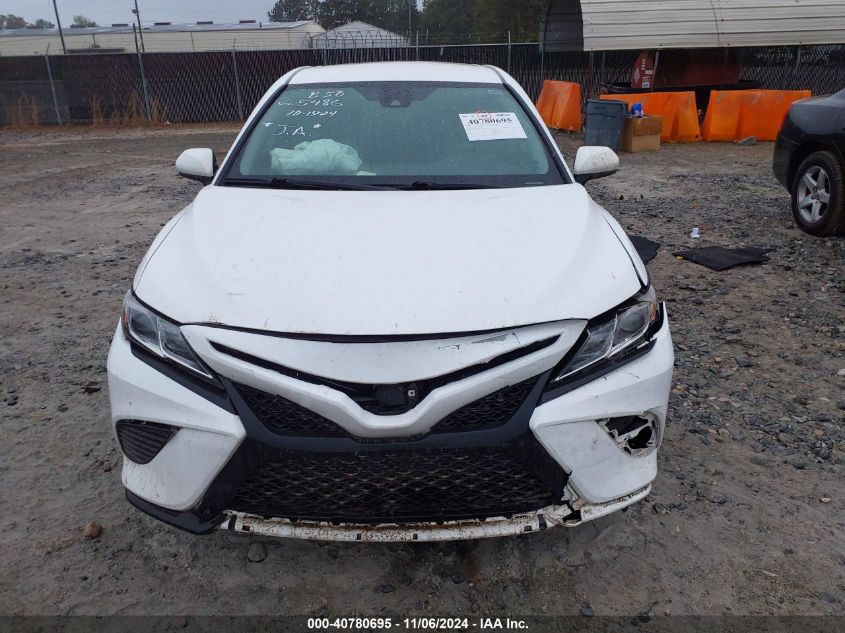 2020 Toyota Camry Se VIN: 4T1G11AK0LU955486 Lot: 40780695