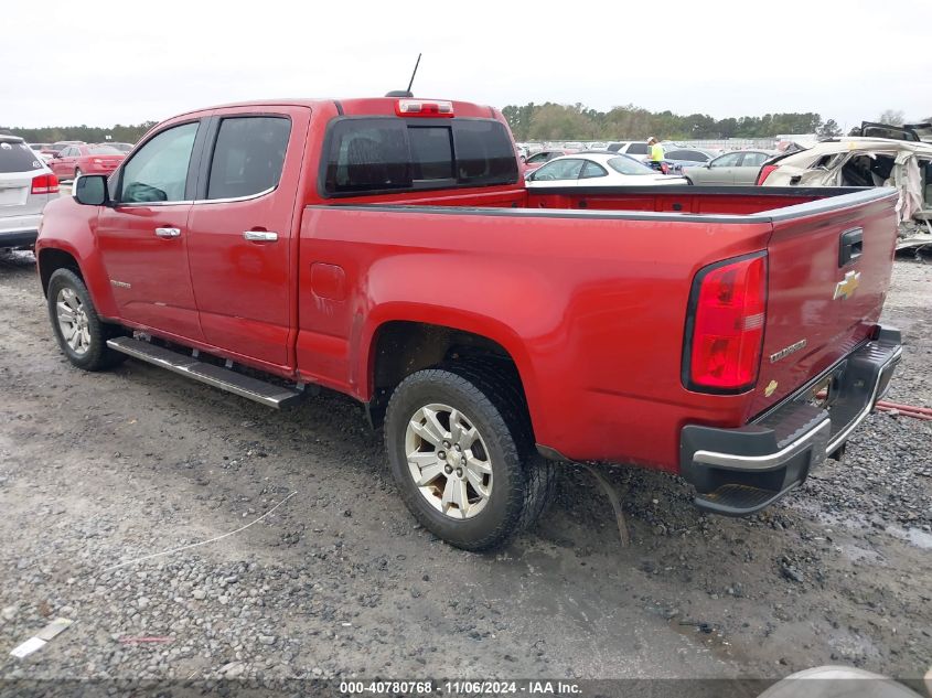 2016 Chevrolet Colorado Lt VIN: 1GCGSCE3XG1109258 Lot: 40780768