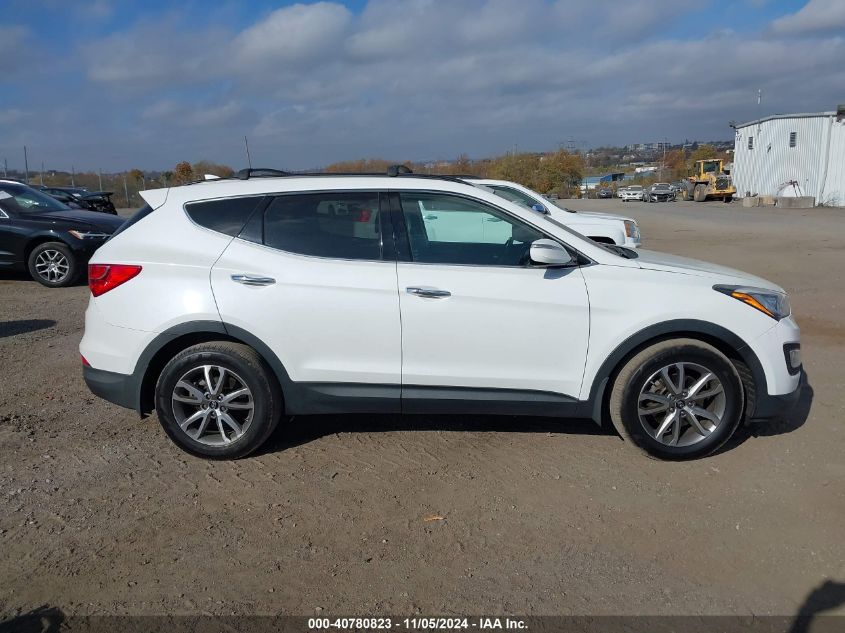 2014 Hyundai Santa Fe Sport 2.0L Turbo VIN: 5XYZUDLAXEG153591 Lot: 40780823