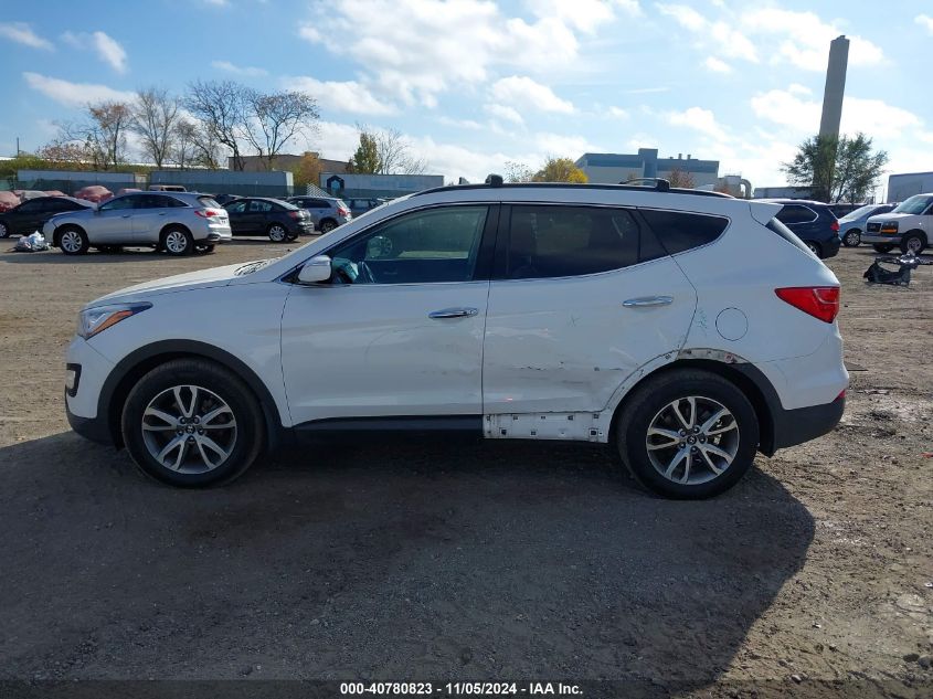 2014 Hyundai Santa Fe Sport 2.0L Turbo VIN: 5XYZUDLAXEG153591 Lot: 40780823