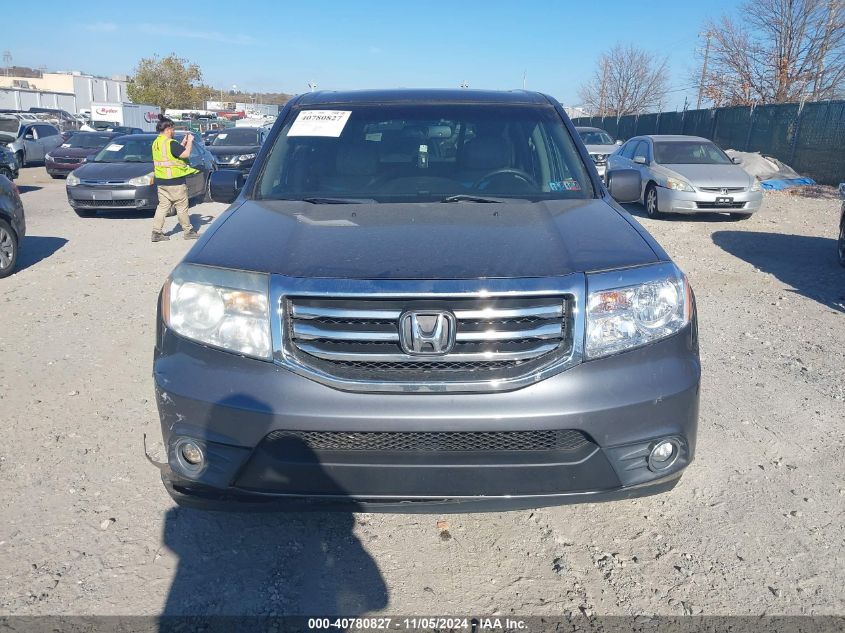 2012 Honda Pilot Ex-L VIN: 5FNYF4H66CB035603 Lot: 40780827