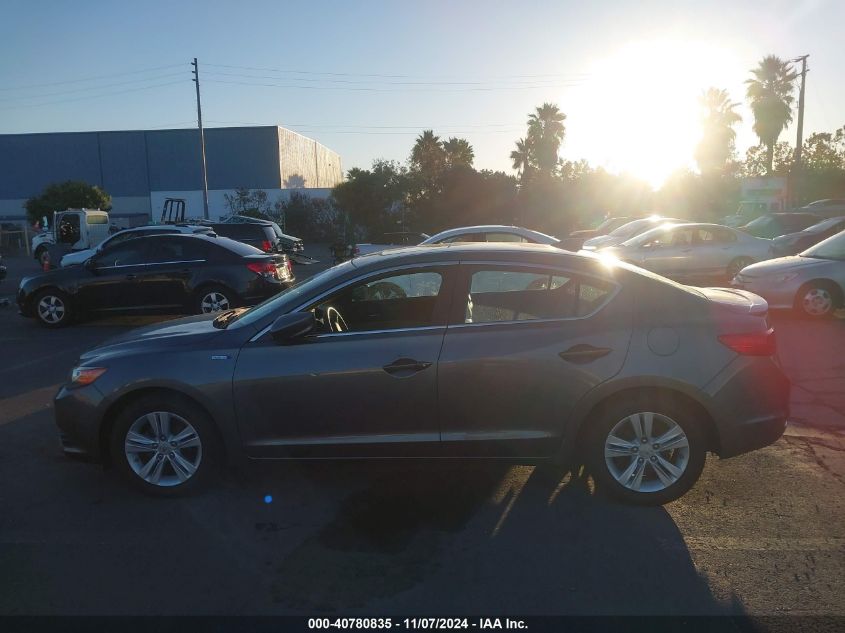 2013 ACURA ILX HYBRID 1.5L 19VDE3F70DE300491