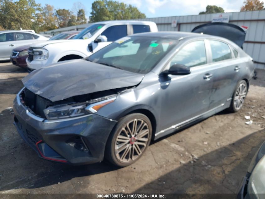 2022 Kia Forte Gt VIN: 3KPF44AC0NE493272 Lot: 40780875