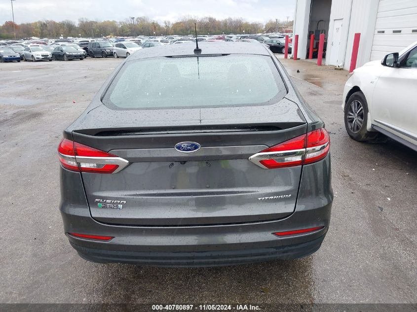 2019 FORD FUSION ENERGI TITANIUM - 3FA6P0SUXKR249615