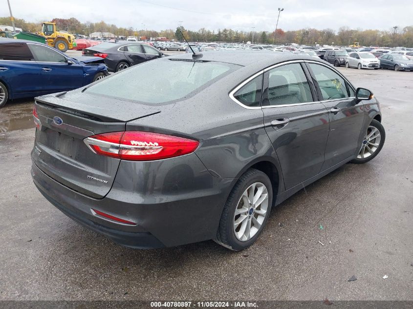 2019 FORD FUSION ENERGI TITANIUM - 3FA6P0SUXKR249615