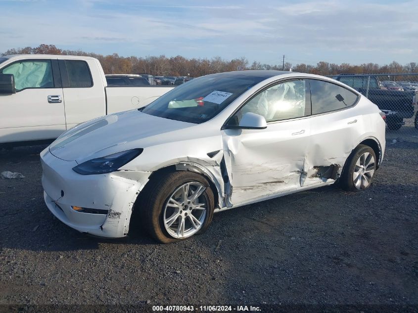 2023 Tesla Model Y Awd/Long Range Dual Motor All-Wheel Drive VIN: 7SAYGDEE5PF799248 Lot: 40780943