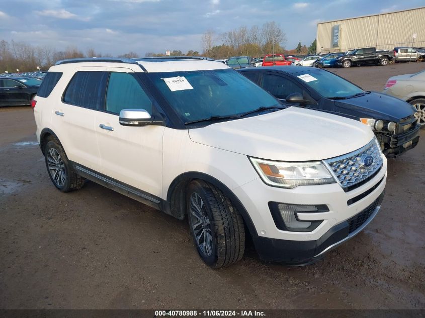 2017 Ford Explorer Platinum VIN: 1FM5K8HT4HGA57815 Lot: 40780988