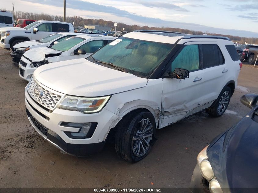 2017 Ford Explorer Platinum VIN: 1FM5K8HT4HGA57815 Lot: 40780988