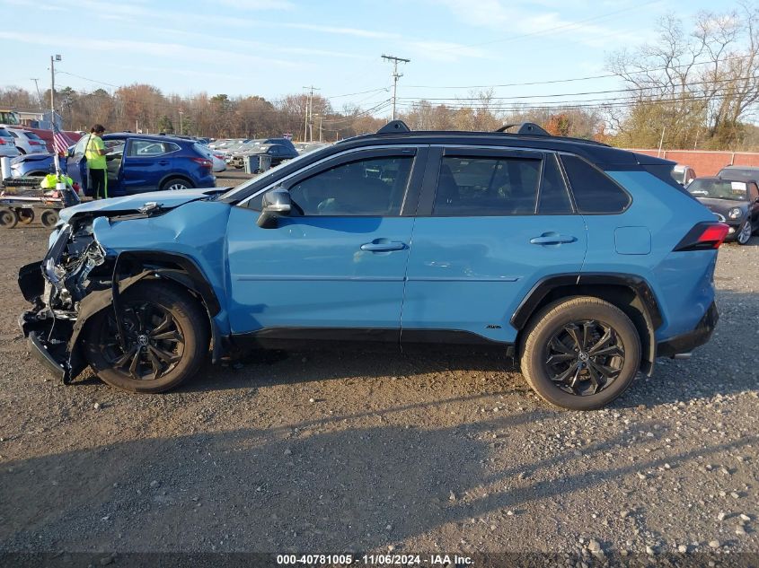 2022 Toyota Rav4 Hybrid Xse VIN: 4T3E6RFV2NU090332 Lot: 40781005