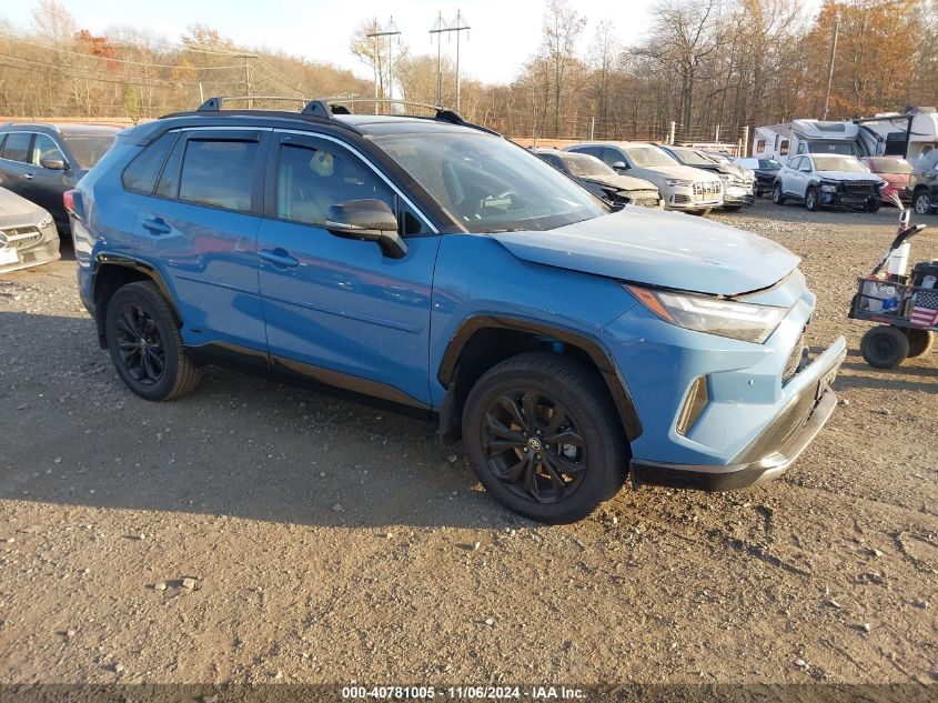 VIN 4T3E6RFV2NU090332 2022 Toyota RAV4, Hybrid Xse no.1