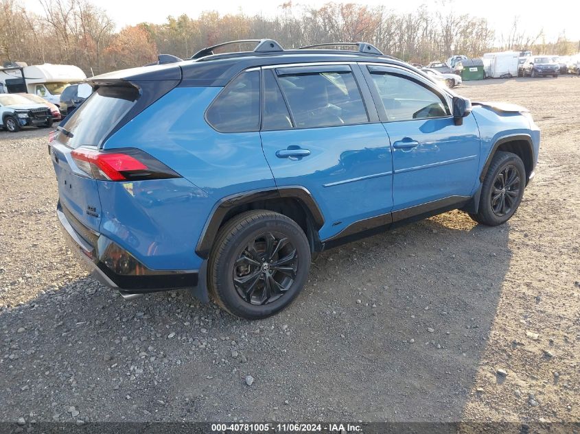 VIN 4T3E6RFV2NU090332 2022 Toyota RAV4, Hybrid Xse no.4