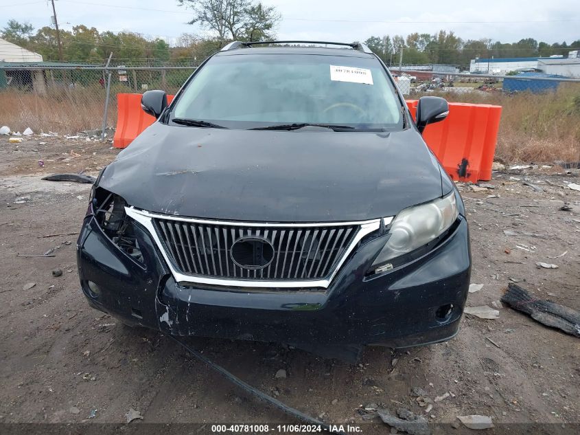 2010 Lexus Rx 350 VIN: 2T2ZK1BA1AC037784 Lot: 40781008