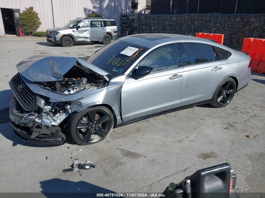 Vin: 1hgcy2f7xra046319, lot: 41270509, honda accord hybrid sport-l 20242