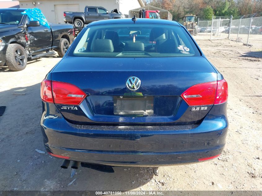 2011 Volkswagen Jetta 2.5L Se VIN: 3VWDX7AJ3BM387363 Lot: 40781050