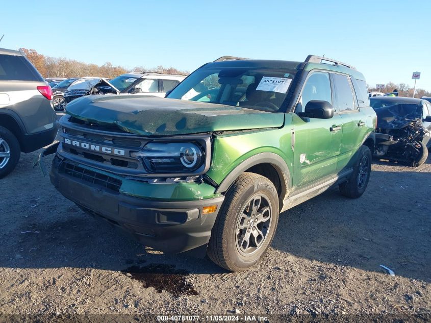 2023 Ford Bronco Sport Big Bend VIN: 3FMCR9B61PRD96342 Lot: 40781077