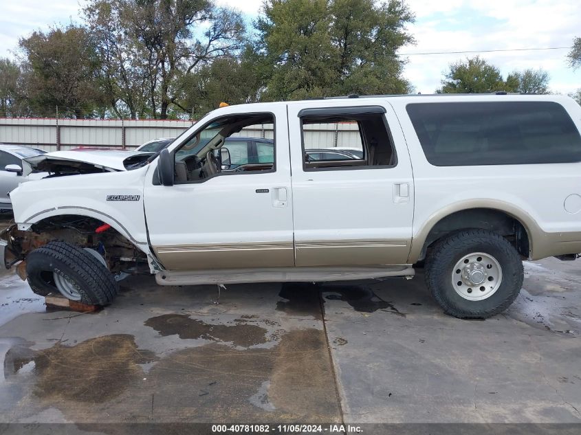 2000 Ford Excursion Limited VIN: 1FMSU43FXYEE15678 Lot: 40781082