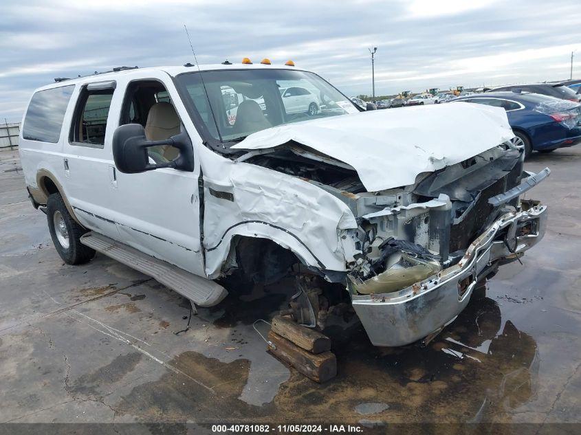 2000 Ford Excursion Limited VIN: 1FMSU43FXYEE15678 Lot: 40781082