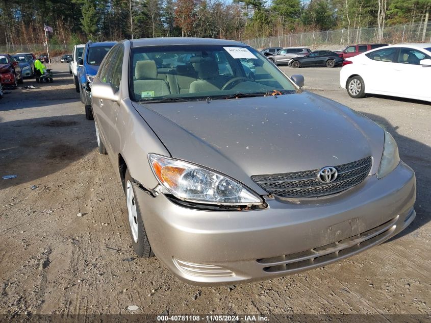 2003 Toyota Camry Le VIN: 4T1BE32K13U699352 Lot: 40781108