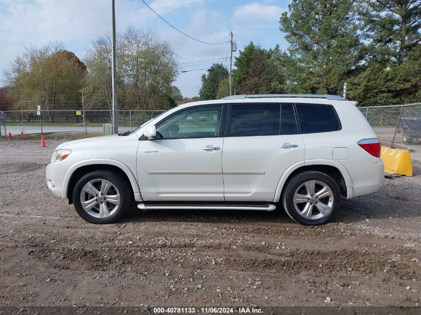 2009 Toyota Highlander Limited VIN: JTEDS42A792084288 Lot: 40781133