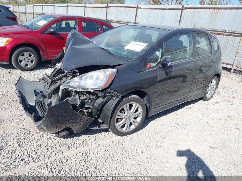 2010 Honda Fit Sport VIN: JHMGE8H4XAC031244 Lot: 40781140