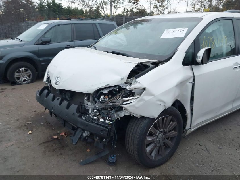 2017 Toyota Sienna Limited Premium 7 Passenger VIN: 5TDDZ3DC3HS153042 Lot: 40781149