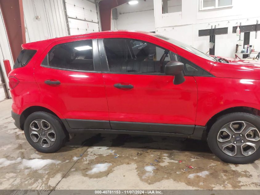 2018 Ford Ecosport S VIN: MAJ3P1RE8JC203009 Lot: 40781153