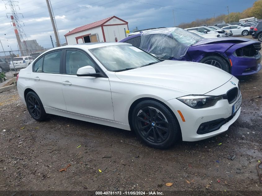 2016 BMW 320I xDrive VIN: WBA8A3C50GK689588 Lot: 40781173