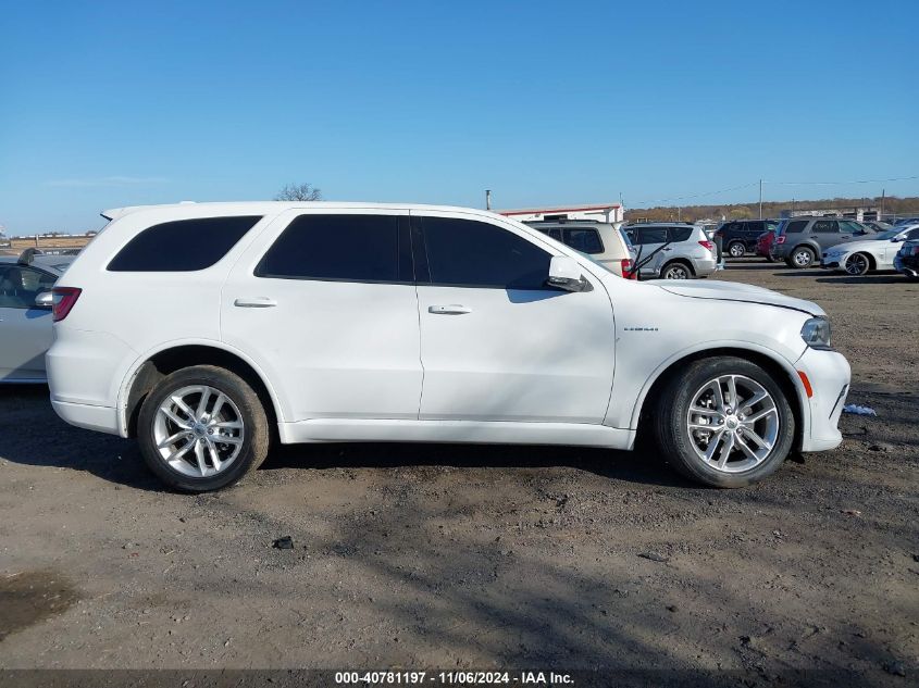 2022 Dodge Durango R/T Plus Awd VIN: 1C4SDJCT4NC189637 Lot: 40781197