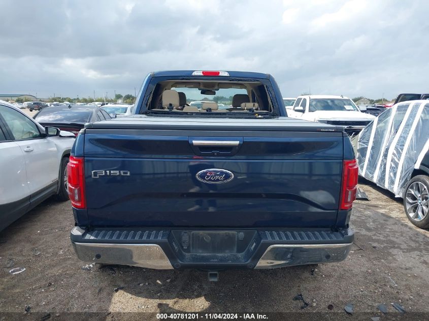 2015 Ford F-150 Lariat VIN: 1FTEW1EGXFKE05294 Lot: 40781201