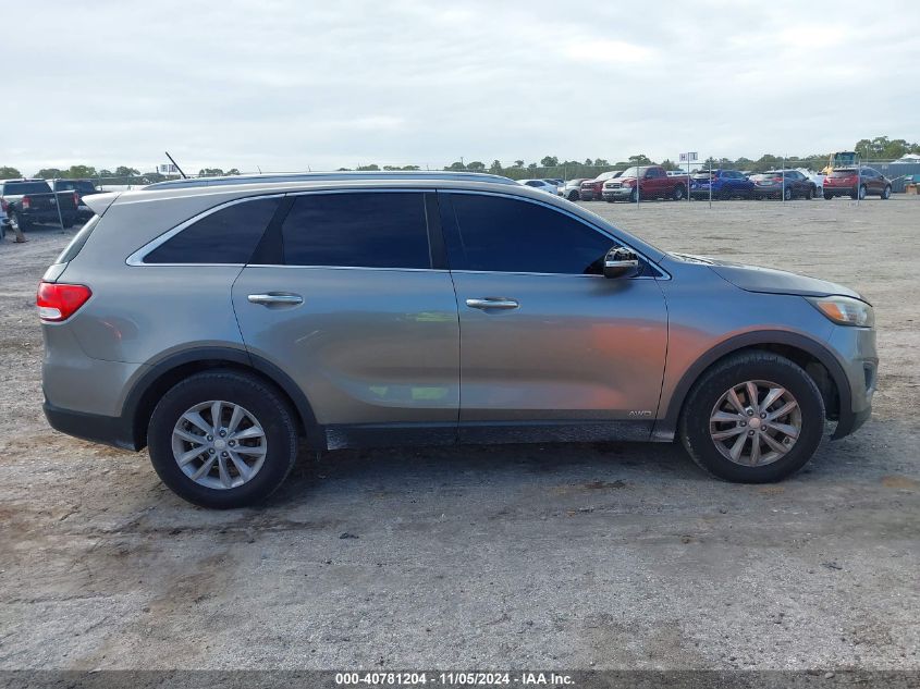 2017 Kia Sorento Lx V6 VIN: 5XYPGDA54HG190452 Lot: 40781204