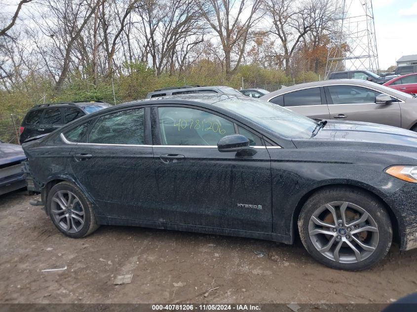 2017 Ford Fusion Hybrid Se VIN: 3FA6P0LUXHR300344 Lot: 40781206