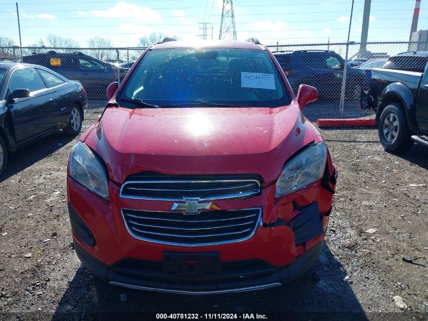 2015 Chevrolet Trax Lt VIN: KL7CJLSB9FB115393 Lot: 40781232