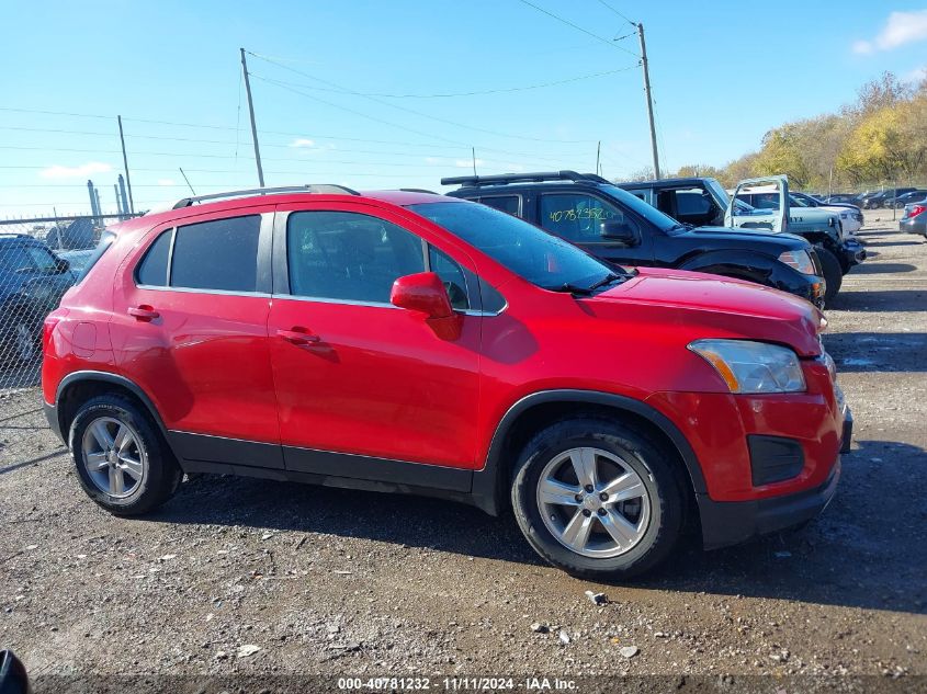 2015 Chevrolet Trax Lt VIN: KL7CJLSB9FB115393 Lot: 40781232