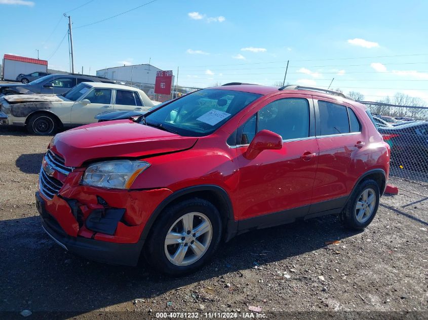 2015 Chevrolet Trax Lt VIN: KL7CJLSB9FB115393 Lot: 40781232