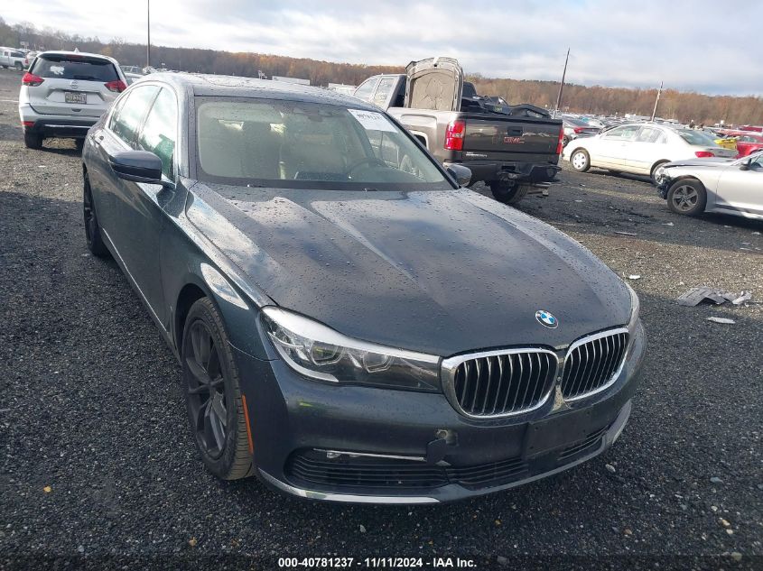 2016 BMW 740I VIN: WBA7E2C59GG546636 Lot: 40781237