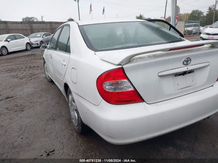 2002 Toyota Camry Se VIN: 4T1BE30K02U084373 Lot: 40781238